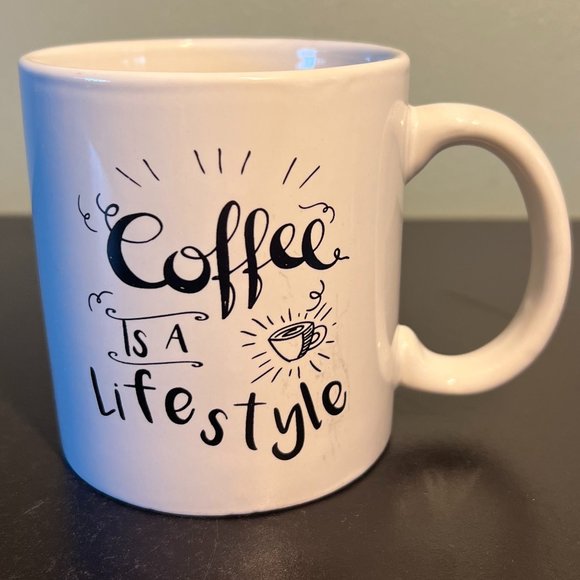 Royal Norfolk COFFEE IS A LIFESTYLE Ceramic Mug - Picture 3 of 6